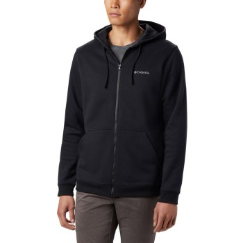 Columbia Hart Mountain Full Zip Big, Sudaderas Con Capucha Negros Para Hombre | 498152-EAU